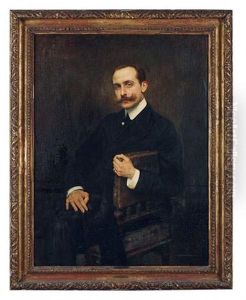 Edouard De La Rochefoucauld, Duc De Bisaccia by Gabriel Joseph Marie Augustin Ferrier