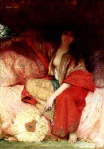 The Harem Beauty by Gabriel Joseph Marie Augustin Ferrier