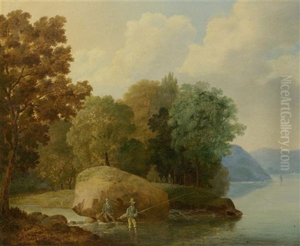 Fischer An Einem Fluss - view 1