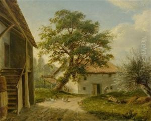 Le Moulin De Crest Pres De Carot by Francois Ferriere