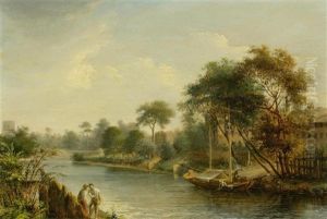 Landschaft Bei London by Francois Ferriere