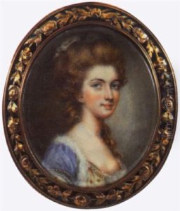 Portrait Of A Blonde Gentlewoman by Francois Ferriere