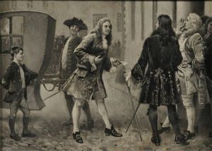 Law's Arrival In London by Jean-Leon Gerome Ferris