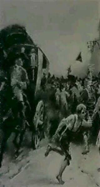 The Arrival Of The Stagecoach - view 1