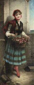Ladies Holding Flowers (pair) Ladies Holding Flowers (pair)