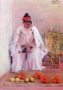 Marchande De Fruits by Jean Georges Ferry