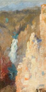 Yellowstone Falls; El Capitan by John Fery