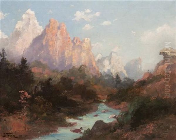 Sunrise Over The Mountains - view 1