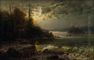 Evening Sunset by John Fery
