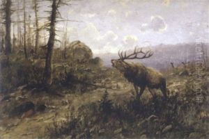 Glacier Elk by John Fery
