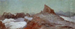 Grinell Glacier, Red Eagle Mountain by John Fery