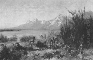 Jackson Lake Wyoming by John Fery