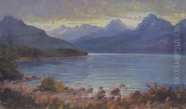 Evening, Lake Mcdonald - view 1