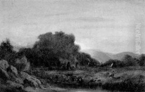 Indian Encampment by John Fery
