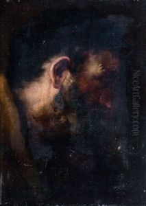 Homme De Profil by Domenico Feti