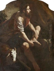 Fetti_domenico Moses Vor Dem Brennenden Dornbusch by Domenico Feti