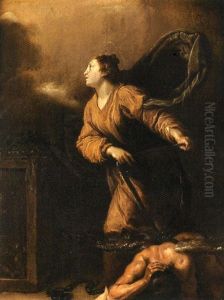 Die Heilige Margarete Mit Dem Besiegten Teufel