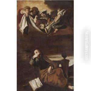 The Vision Of Saint Peter by Domenico Feti