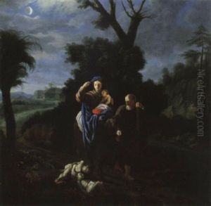 Die Flucht Nach Agypten by Domenico Feti