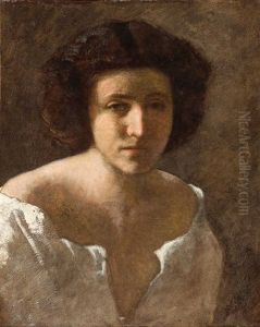 Portraitbuste Einer Jungen Frau