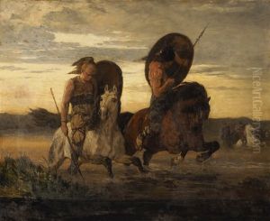 Germanische Krieger Auf Der Flucht Germanische Krieger Auf Der Flucht