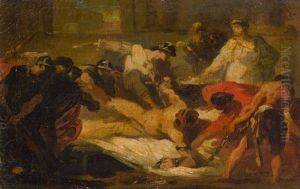 Die Blendung Simsons by Anselm Friedrich Feuerbach