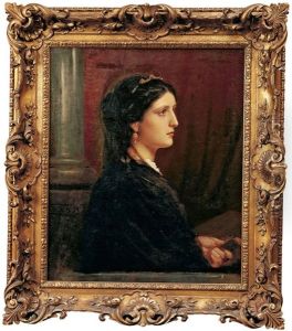 Brustbild Einer Romerin by Anselm Friedrich Feuerbach