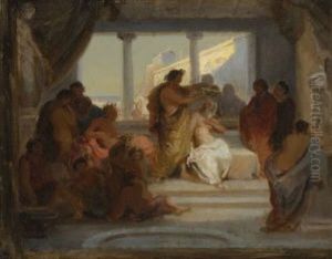 Bacchische Szene by Anselm Friedrich Feuerbach