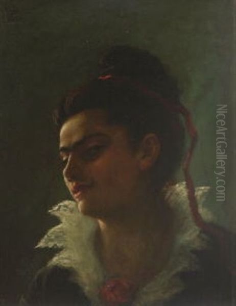 Junge, Sudlandische Dame - view 1
