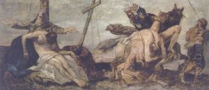 Kreuzabnahme by Anselm Friedrich Feuerbach