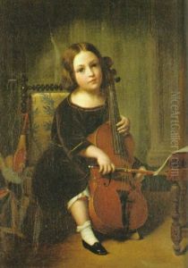 Flicka Med Cello
