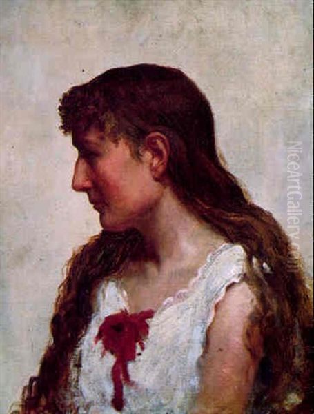 Etude De Buste De Jeune Femme - view 1
