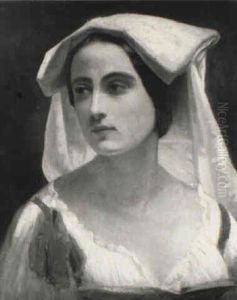 Bildnis Einer Jungen Frau Aus Den Albaner Bergen by Anselm Friedrich Feuerbach