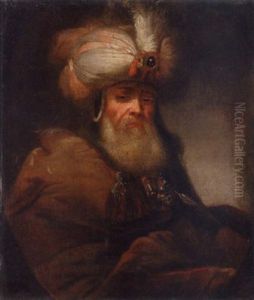 Portrait Of A Gentleman Wearing Oriental Dress