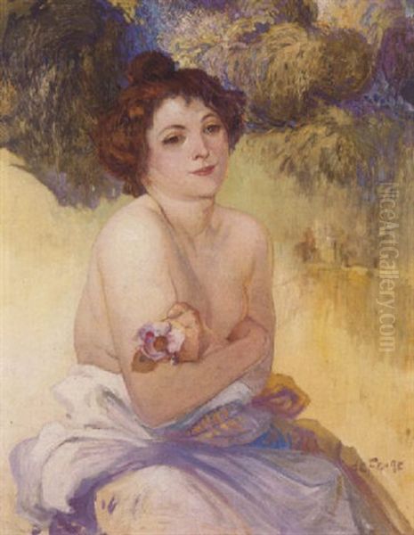 Portrait De Marguerite Ou Etude De Nu - view 1