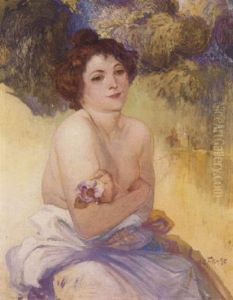 Portrait De Marguerite Ou Etude De Nu by Georges de Feure