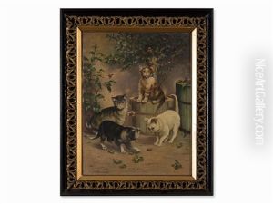 Four Cats by Carl Fey