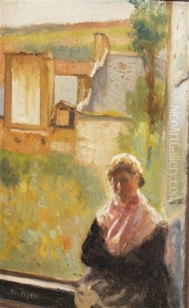 Woman At A Window - view 1