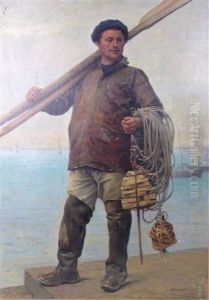 Portrait De Marin En Pied by Jacques Eugene Feyen