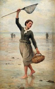 Musselplockerskan by Jacques Eugene Feyen