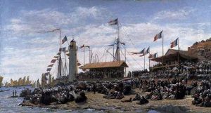 Regates A Cancale, Bretagne by Jacques Eugene Feyen