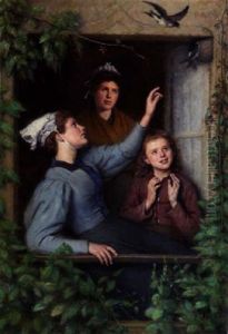 Le Nid D'hirondelles by Jacques Eugene Feyen