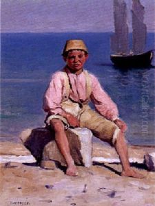 Jeune Cancalais Devant La Mer Jeune Cancalais Devant La Mer