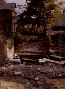 Le Lavoir by Jacques Eugene Feyen
