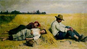 Rest After The Harvest by Jacques Eugene Feyen
