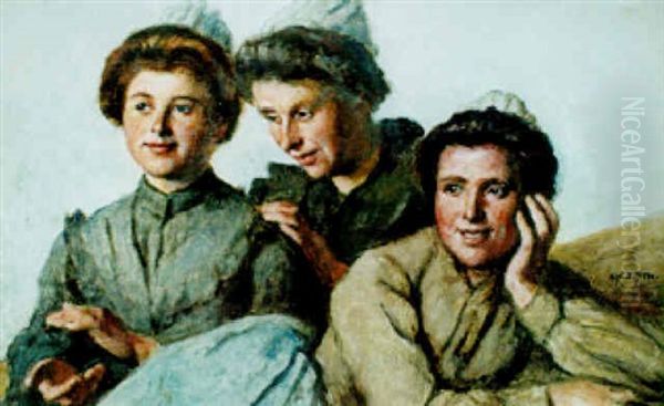 Les Trois Jeunes Bretonnes - view 1