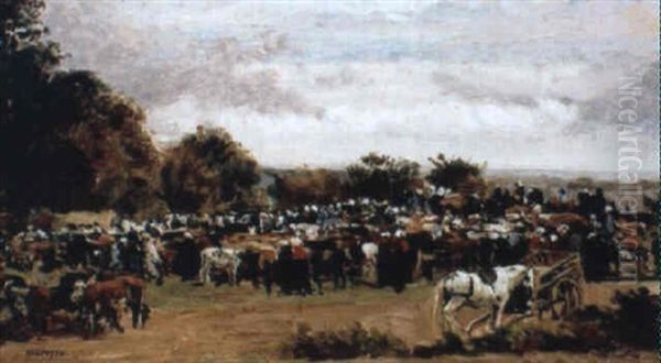 Marche Aux Bestiaux En Bretagne - view 1