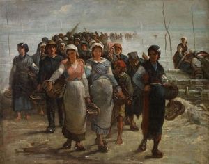 Fruits De Mer by Francois Nicolas Augustin Feyen-Perrin