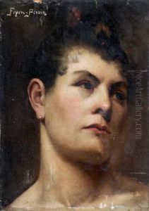 Portrait D'homme by Francois Nicolas Augustin Feyen-Perrin