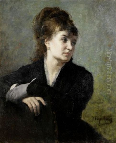 Portrait De Jeune Femme - view 1